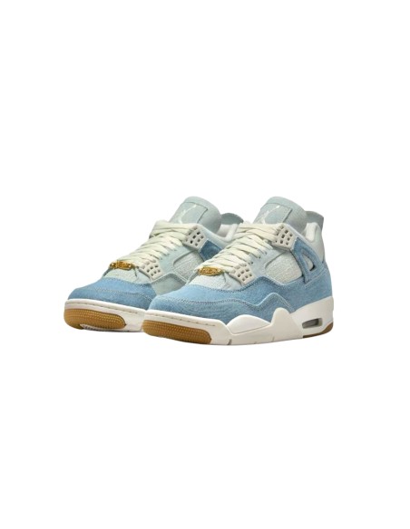 Jordan 4 Tex Denim worn blue